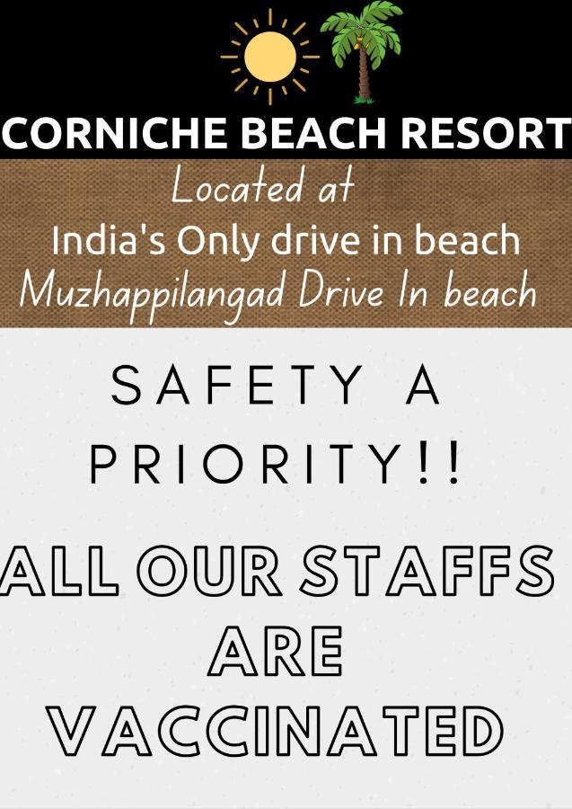 Corniche Beach Resort Mulappilangād Eksteriør billede